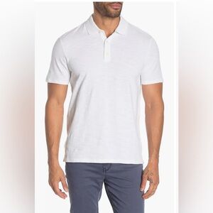 Vince Men's White Polo cotton Shirt size s . New without tags